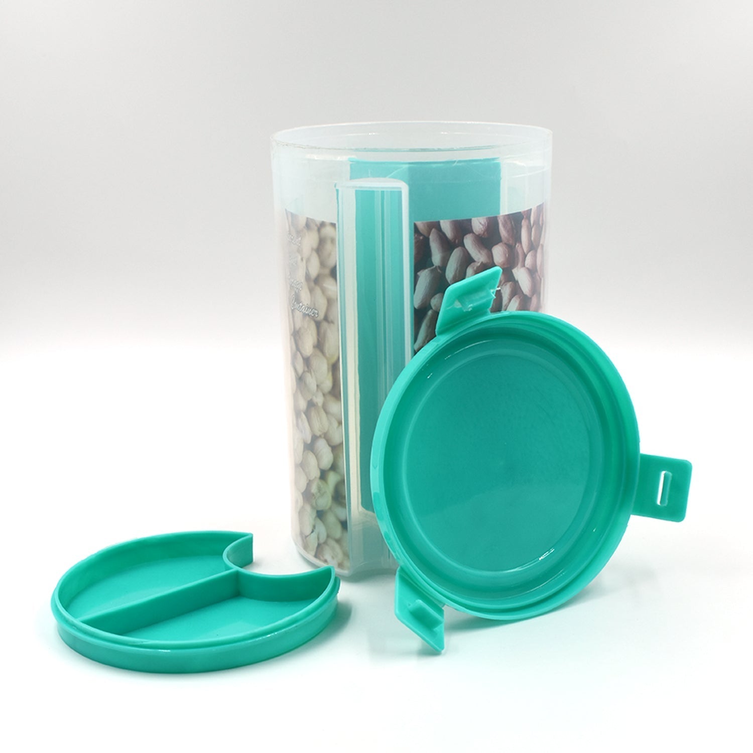 0618B 3 in 1 Transparent Air Tight Storage Dispenser Container (With Color Box) 0618B 3 in 1 Transparent Air Tight Storage Dispenser Container (With Color Box)